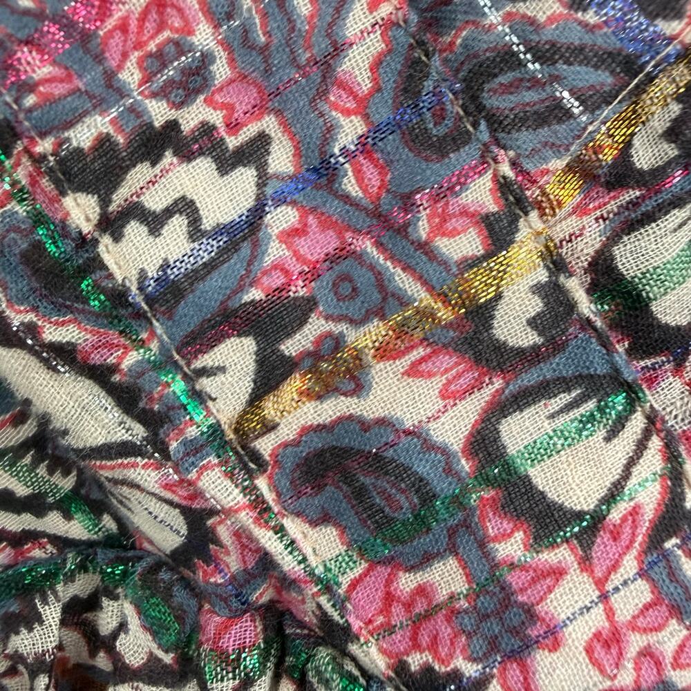 NWT RAGA Paisley Print Mini Dress Womens Size Medium Adjustable Strap - Picture 4 of 8